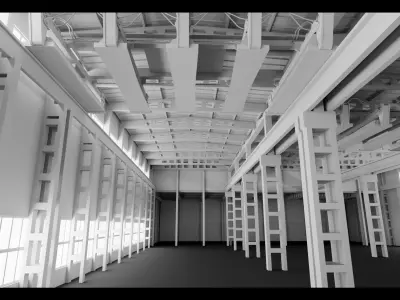 Factory Building- Vol 02- High detail 3d models Low-poly 3D model