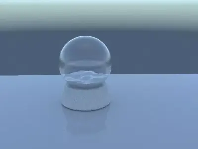 Snow Globe 3D model 3