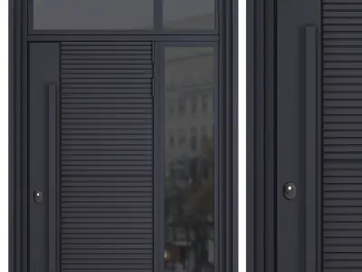 Entrance door set142 3D model