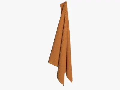 Towel tea - burnt orange 3D model