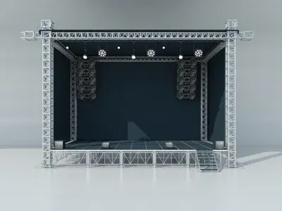 Stage Concert 3D model