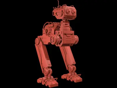 Robot 1- Only Mesh 3D model