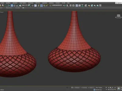 Bella Wid Mini Pendant Light Low-poly 3D model