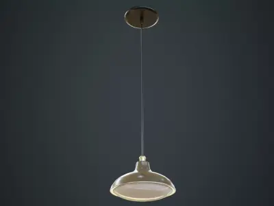 Hanging Lamp 6B Low-poly 3D model