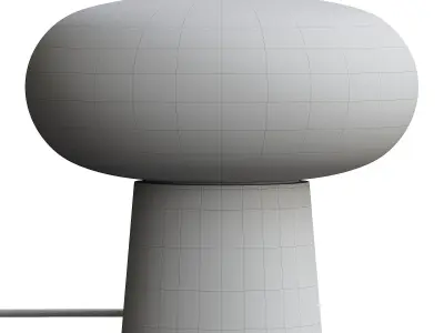 Table lamp made of opaline 3D model