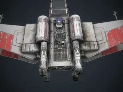 X-Wing Starfighter 3D print model