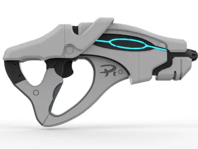 Scorpion Blaster - Mass Effect - Printable 3d model - STL 3D print model