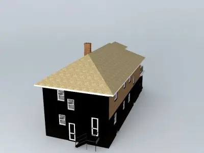 Two Family Flat Free 3D model