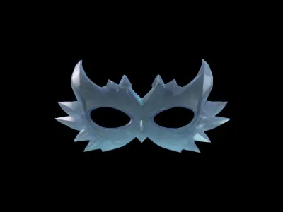  3d Render Crystal Shard Dual Mask  3D model