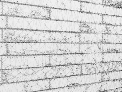 Stone slate 3D 44 3D model