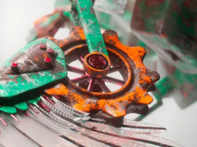 Journey Mechanical Dragon 3D model