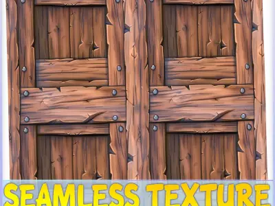 Stylized Wood Seamless Texture Texture