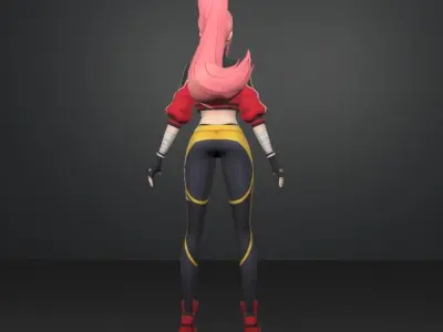 yina fighter 3D model