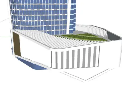 vacation spot-Resort-Fashion Leisure Hotel-0197 3D model