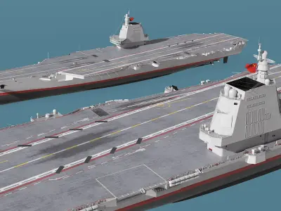 Fujian CV 18 Chinese Aircraft Carrier 