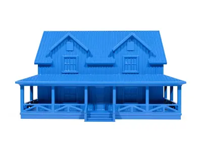 North American house 2 3D print model