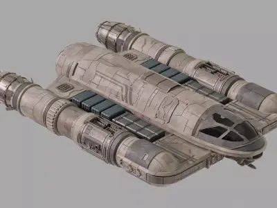 VCX-70 Convergent-class Light Freighter - Star Wars Kimverse 3D model