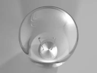 Light Bulb - Cylinder 3D model