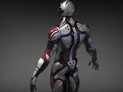 Sci-Fi Character 3D model buy