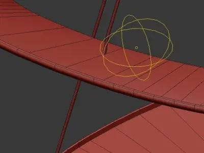Minitallux circular chandelier 3D model