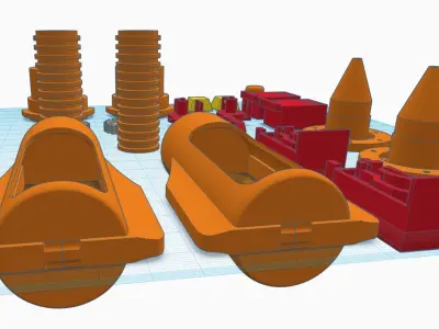 Star Wars At-At  Helmet Greeblies 3D print model