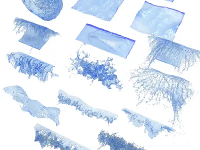 15 Wave Collection 3D model