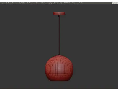  LYSE pendant Low-poly 3D model