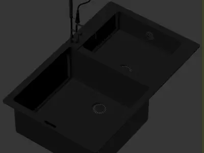 Sink Kitchen 3D model