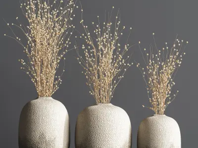 Collaction Plants Bouquet 08 3D model