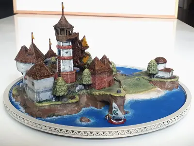 Windfall Island - Zelda The Wind Waker 3D print model