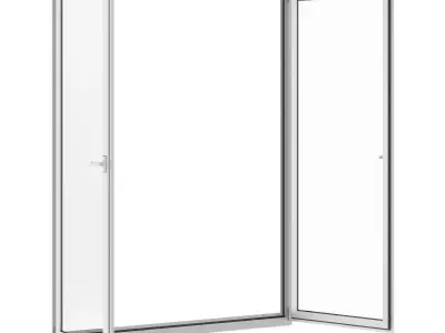 Metal Window 1894mm x 2360mm 3D model