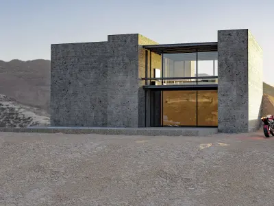 CGI remake of existing house 3D model