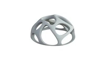 SciFi Cube Object No 44131 Low Poly Shape Low-poly 3D model