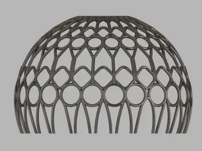 Simplified Al Wasl Dome  Free 3D print model