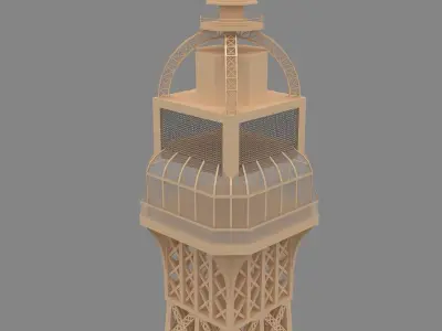 Eiffel Tower France 3D model