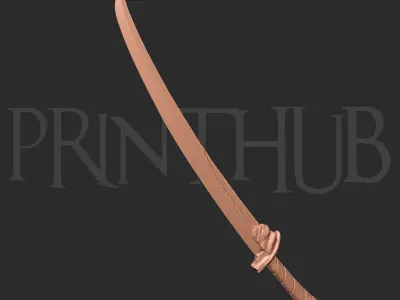 Onimusha Raizan Level 1 sword for cosplay 3D print model