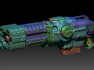 DOOM Eternal PlasmaGun 3D print model