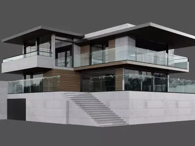 MODERN HOUSE NO20 A 3D model