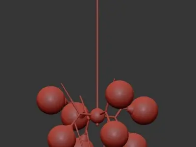 Polares Chandelier 3D model
