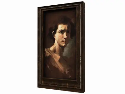 picture medieval Low-poly 3D model