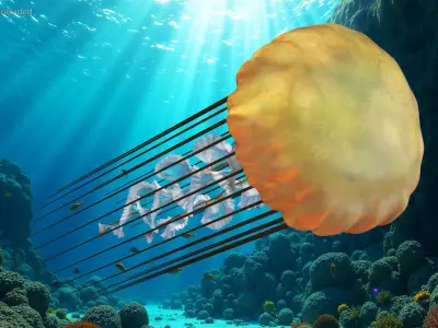  Chrysaora Fuscescens Jellyfish 