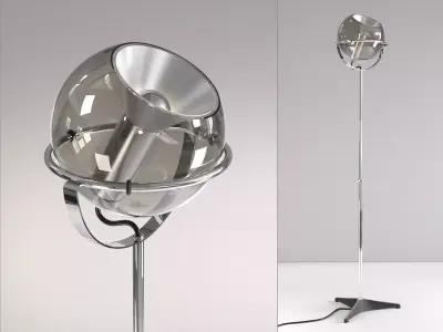 RAAK Two Globe Floor Lamp 3D model