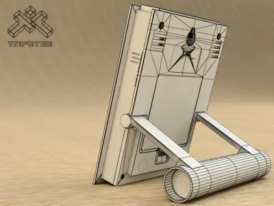 Digital Alarm Clock - animated 3D model