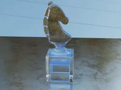 Squid Game Knight Chess Piece 3D model