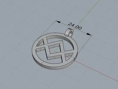 Symbol Pendant 3D print model
