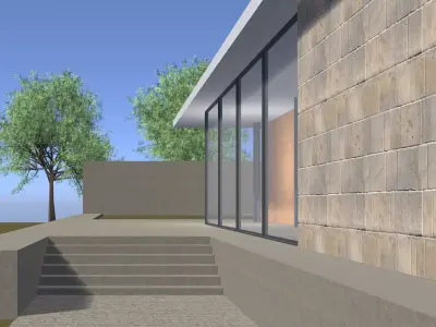 Minimal pavilion 25T03 3D model