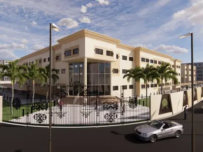 School-School Building-university building  3D model 3D model