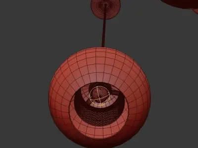 Catch glass lamp 3D model