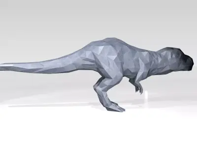 Tyrannosaurus Low Poligonal Voronoi 3D model