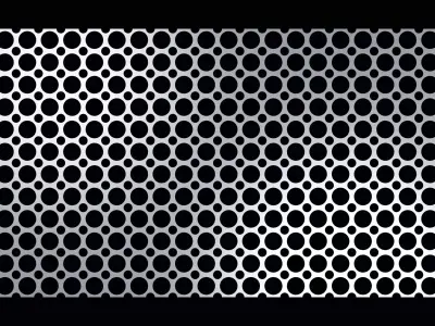 Perforated panel with 62 percent opening 25O148 3D model